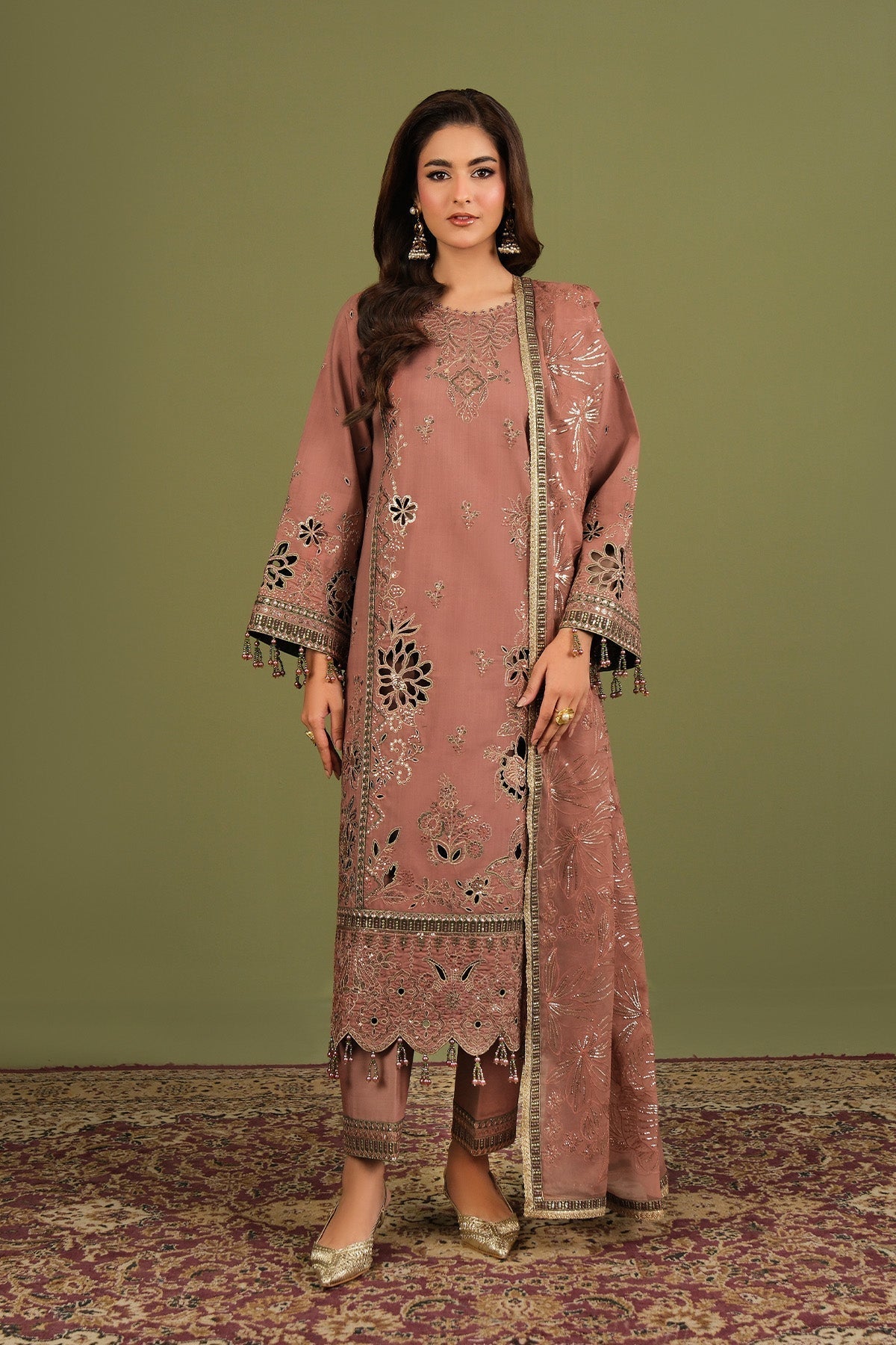 Alizeh | Luxe Raw Silk | AF-RS-12-Vesper