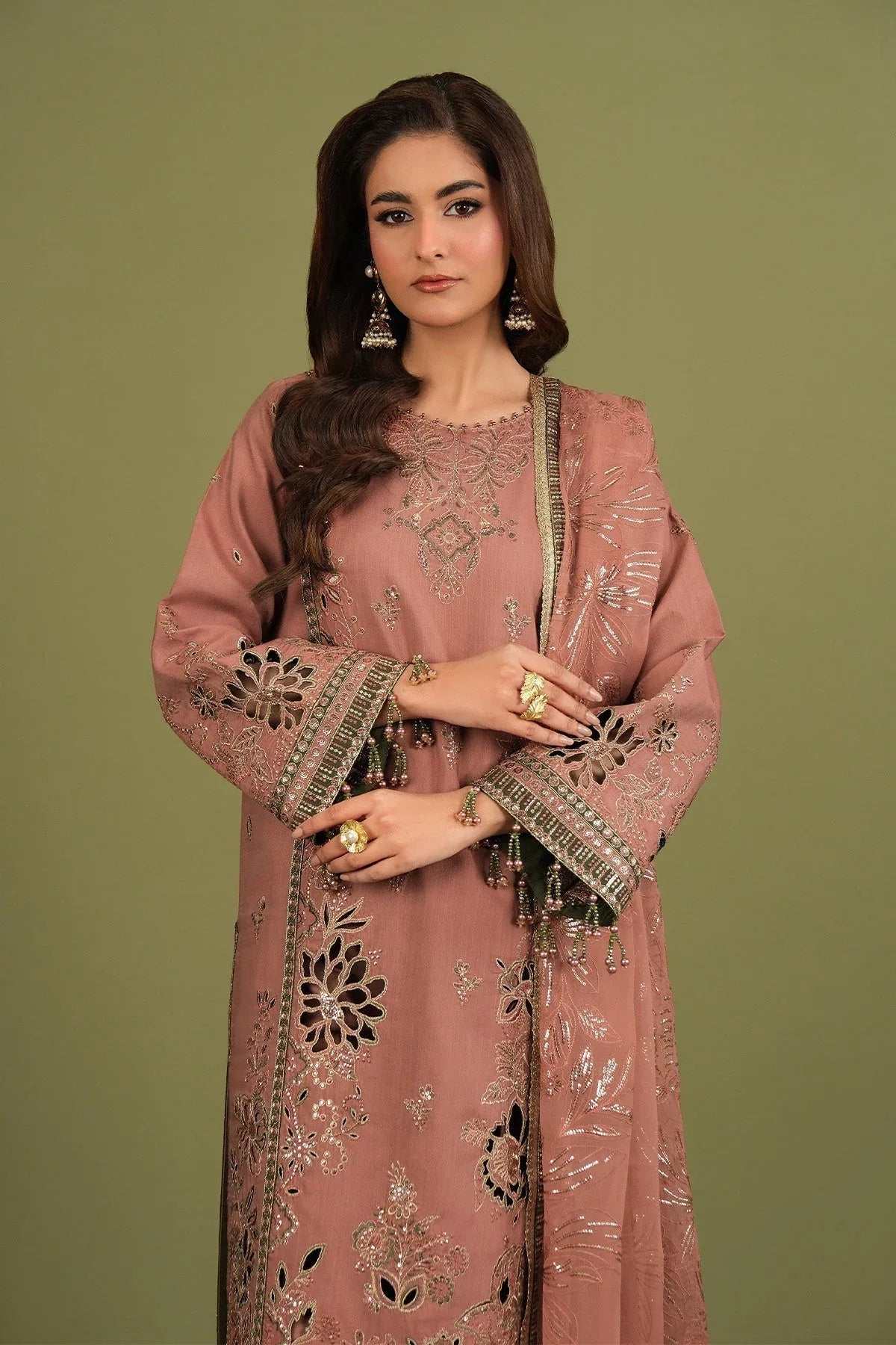 Alizeh | Luxe Raw Silk | AF-RS-12-Vesper - Rang-e-Khaas