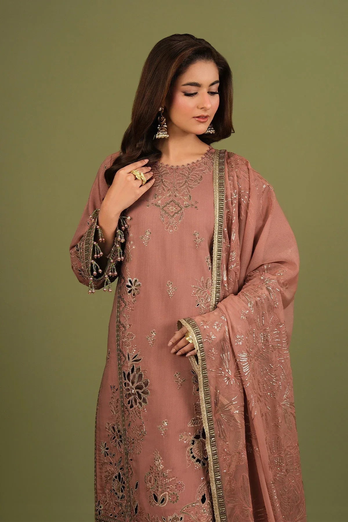 Alizeh | Luxe Raw Silk | AF-RS-12-Vesper - Rang-e-Khaas