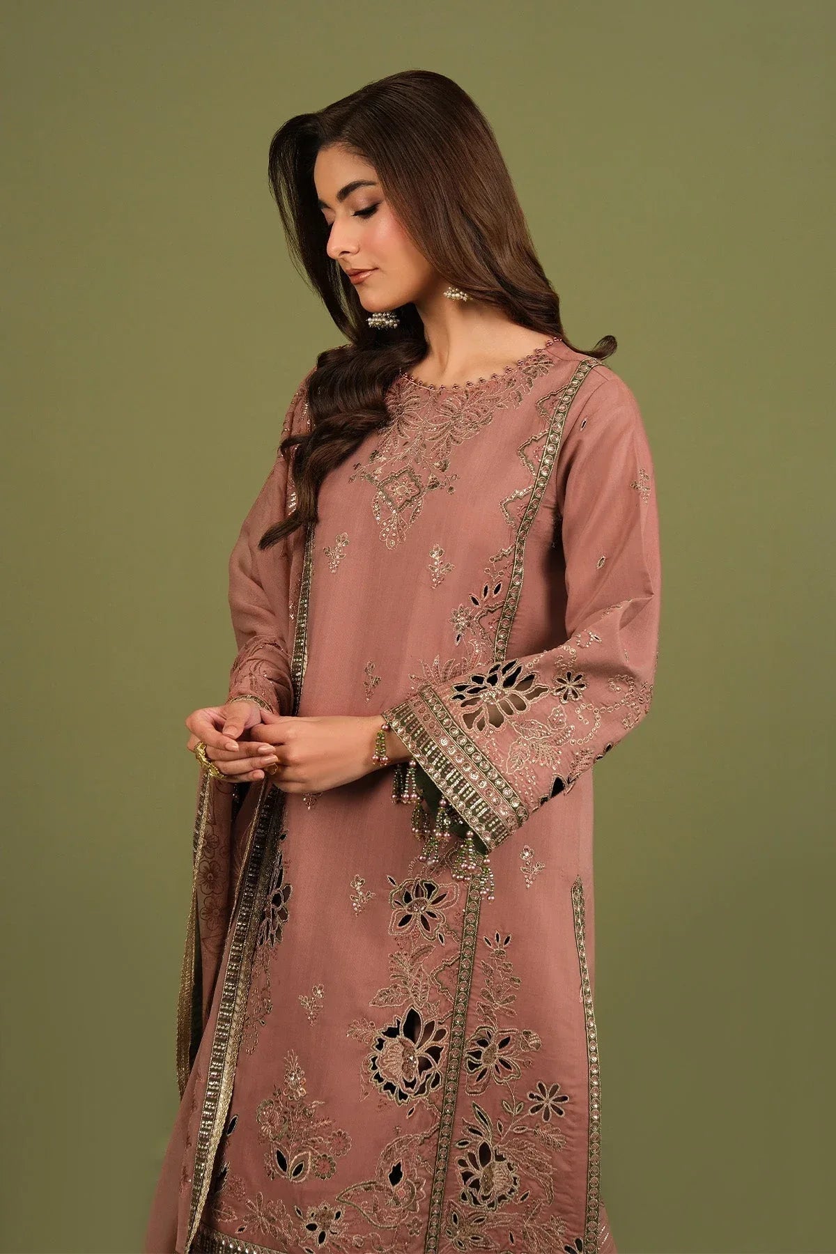 Alizeh | Luxe Raw Silk | AF-RS-12-Vesper - Rang-e-Khaas
