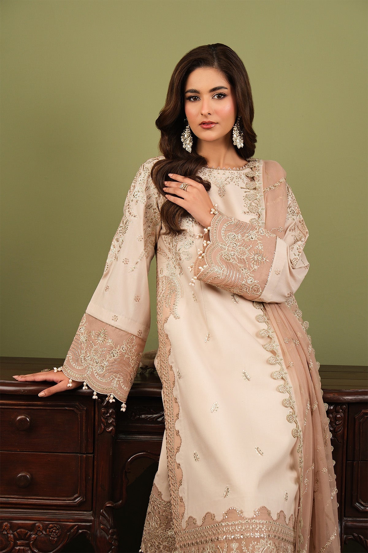 Alizeh | Luxe Raw Silk | AF-RS-10-Castor