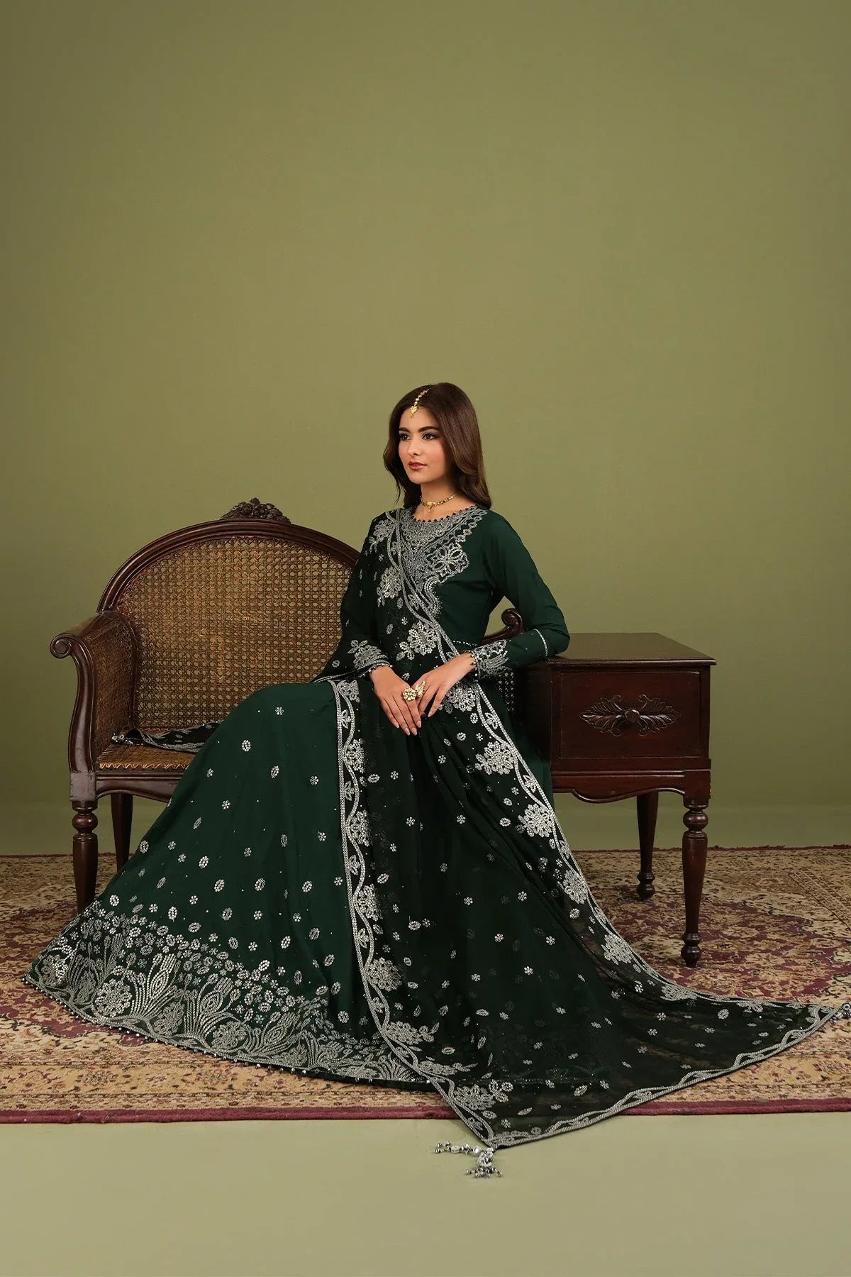 Alizeh | Luxe Raw Silk | AF-RS-14-Alice - Rang-e-Khaas