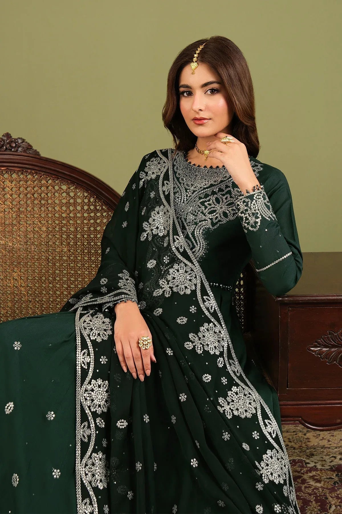 Alizeh | Luxe Raw Silk | AF-RS-14-Alice - Rang-e-Khaas