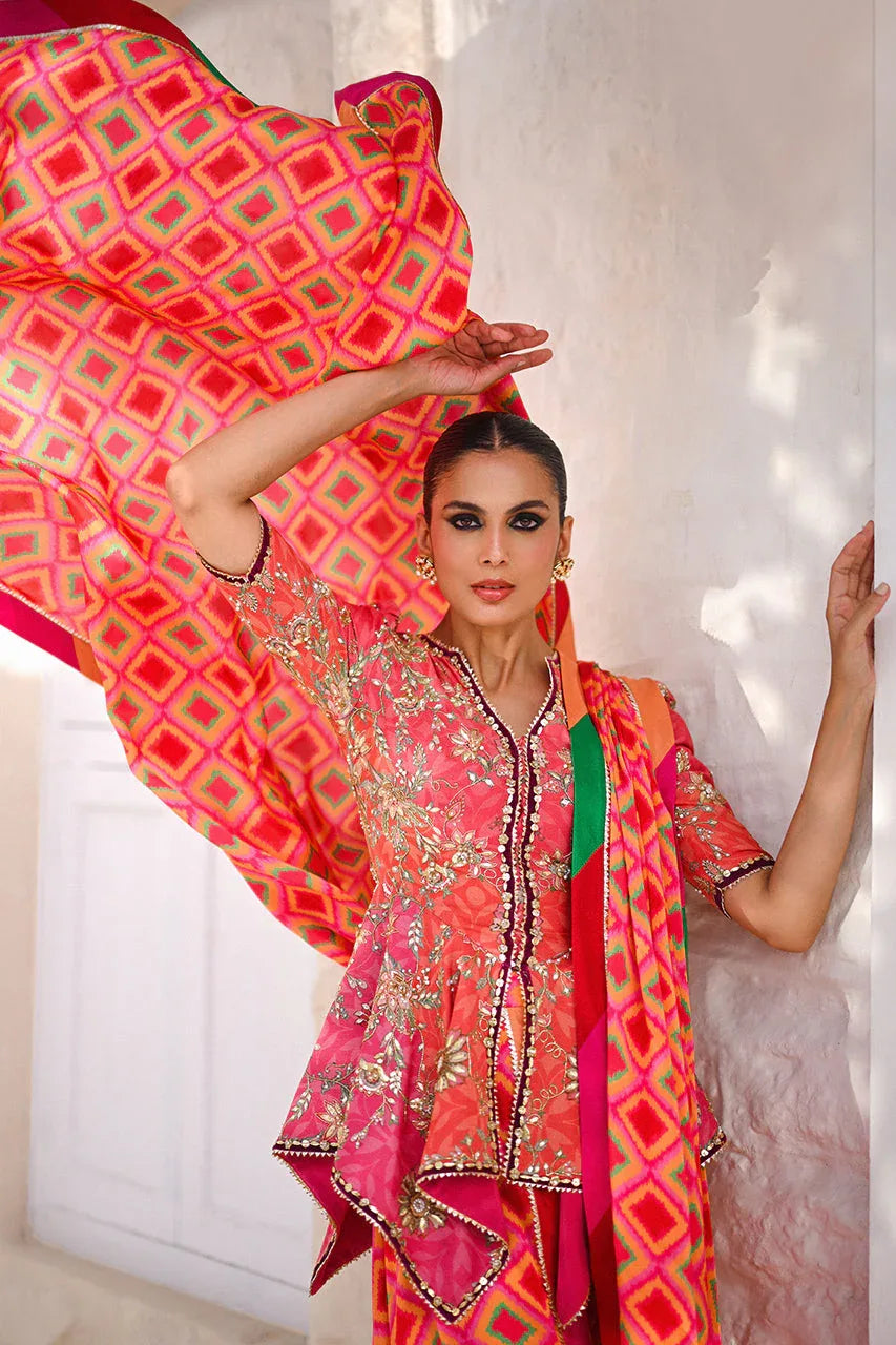 Sania Maskatiya | Fall Festive Glimmer | Laine - Rang-e-Khaas