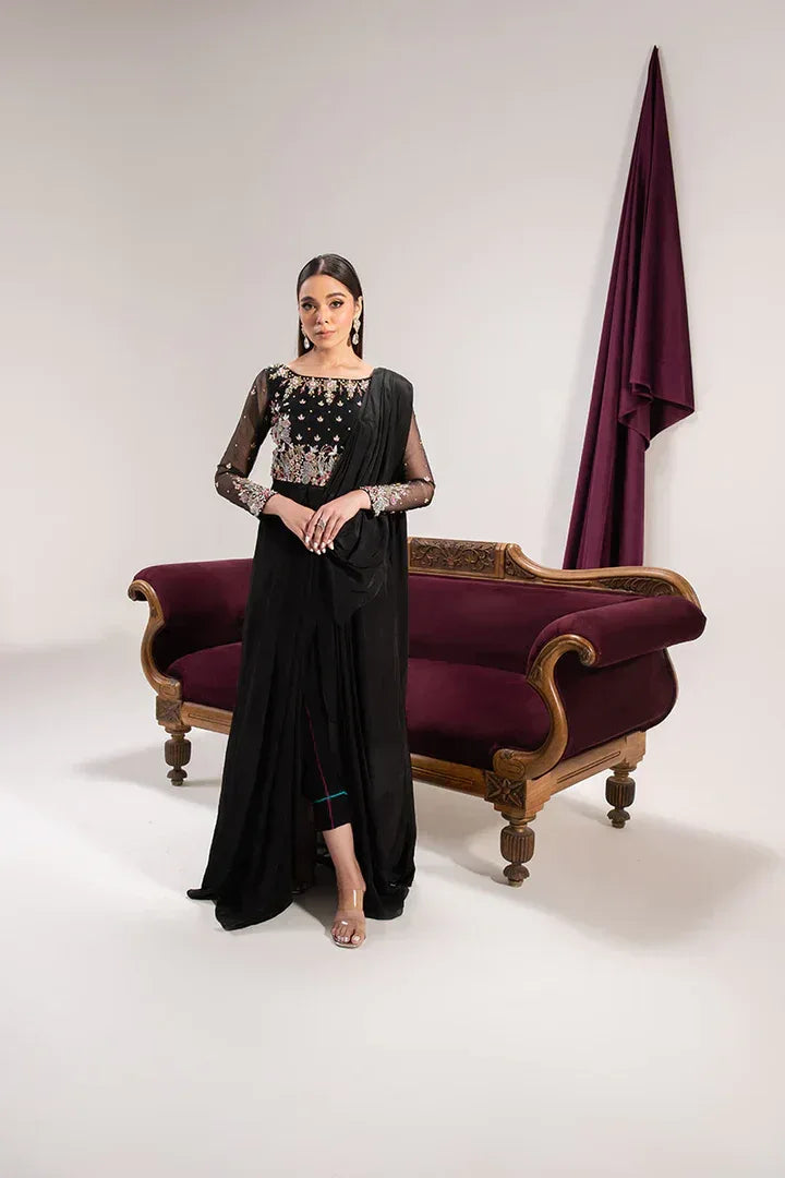 Maria Osama Khan | Tiffany Formals | Obsidian - Rang-e-Khaas