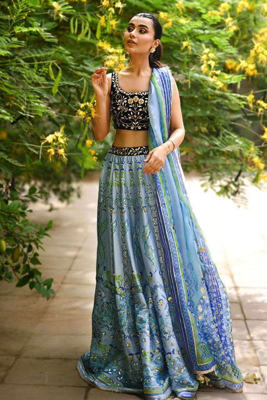 Sania Maskatiya | Fall Festive Glimmer | Jade - Rang-e-Khaas