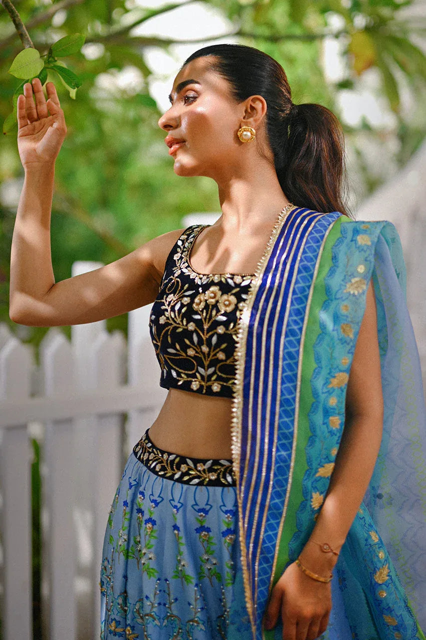 Sania Maskatiya | Fall Festive Glimmer | Jade - Rang-e-Khaas
