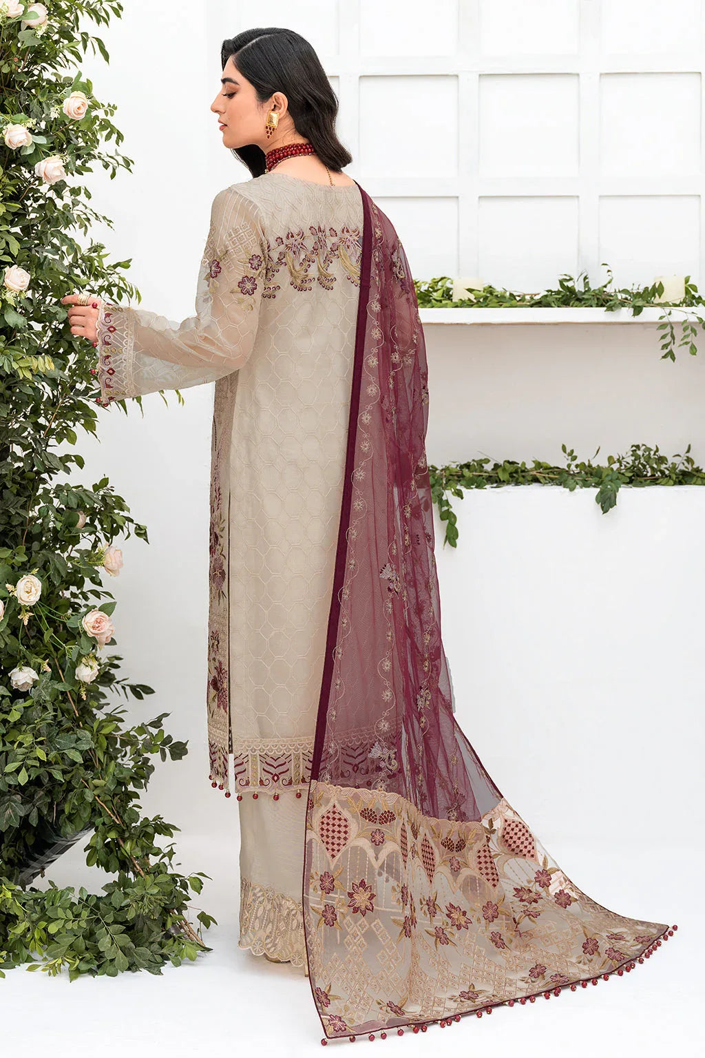 Ramsha | Minhal Organza Collection | M-806 - Rang-e-Khaas