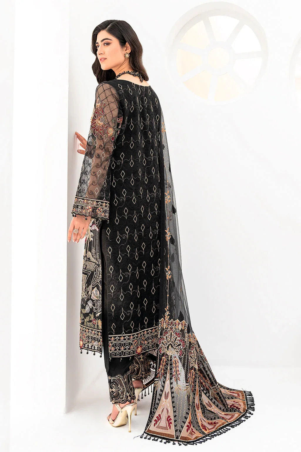 Ramsha | Minhal Organza Collection | M-803 - Rang-e-Khaas