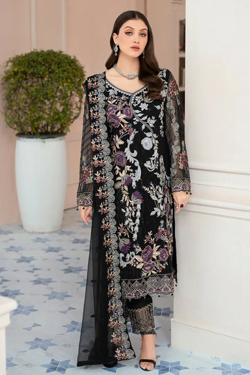 Ramsha | Rangoon Chiffon Collection 24 | D-906 - Rang-e-Khaas