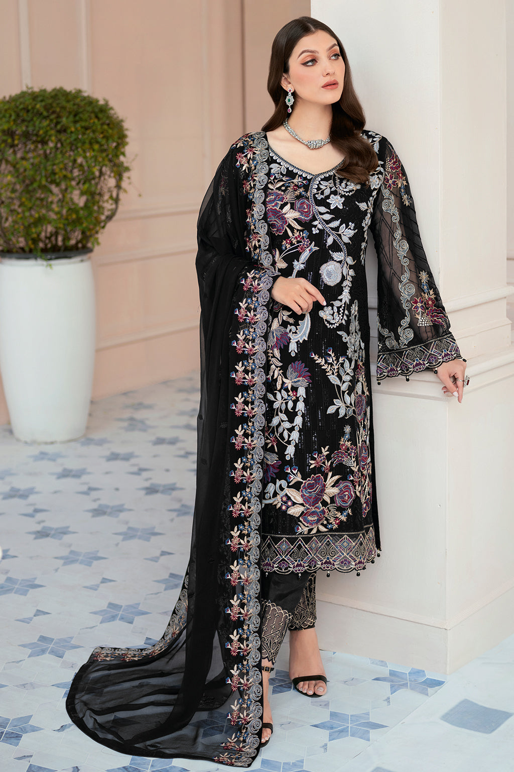 Ramsha | Rangoon Chiffon Collection 24 | D-906