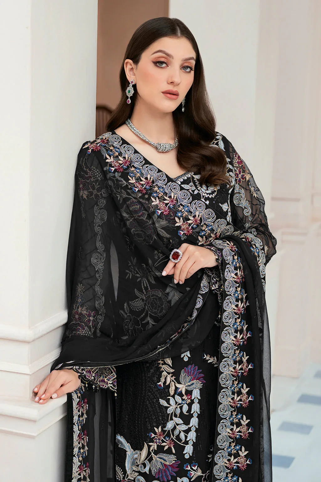Ramsha | Rangoon Chiffon Collection 24 | D-906 - Rang-e-Khaas