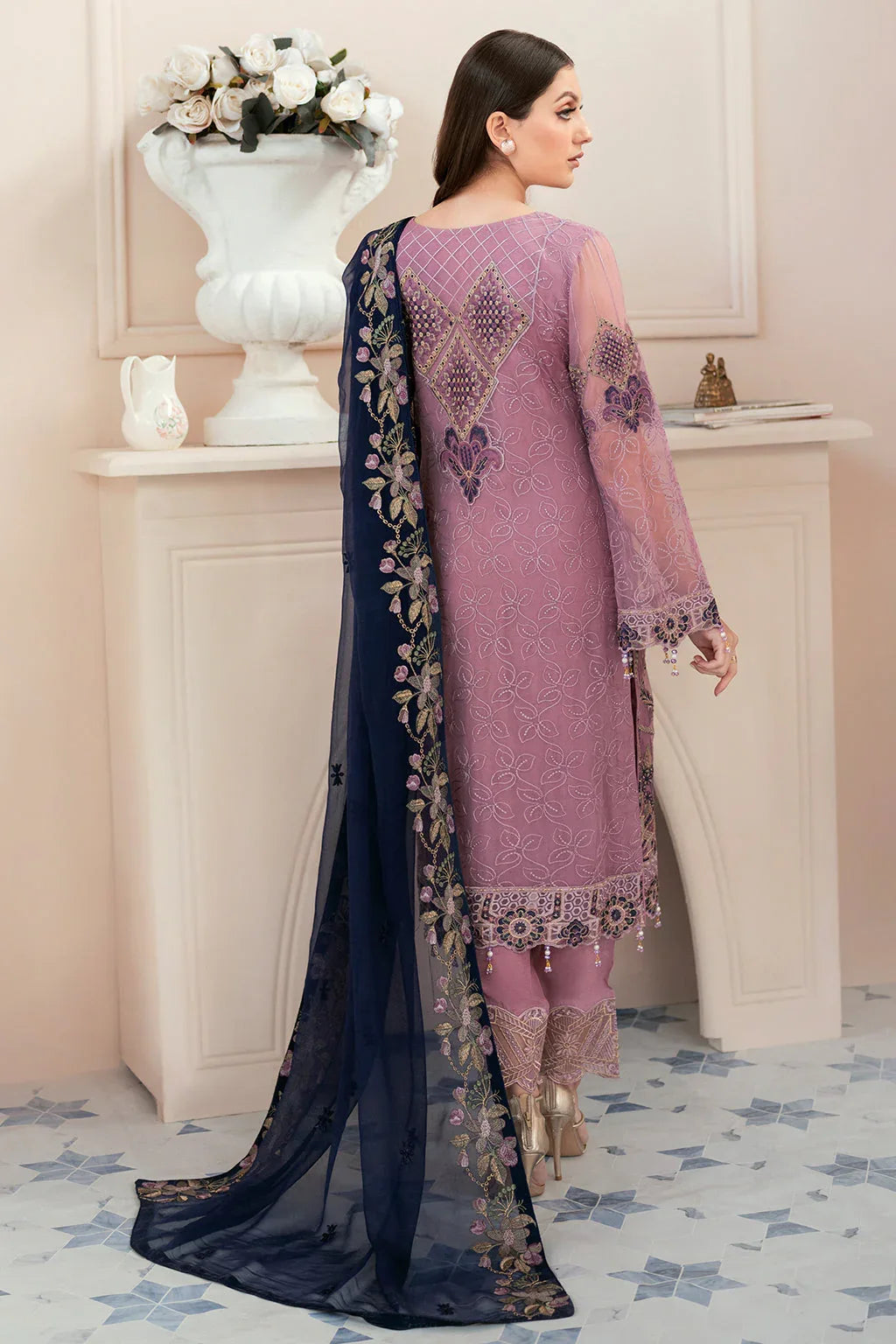 Ramsha | Rangoon Chiffon Collection 24 | D-910 - Rang-e-Khaas