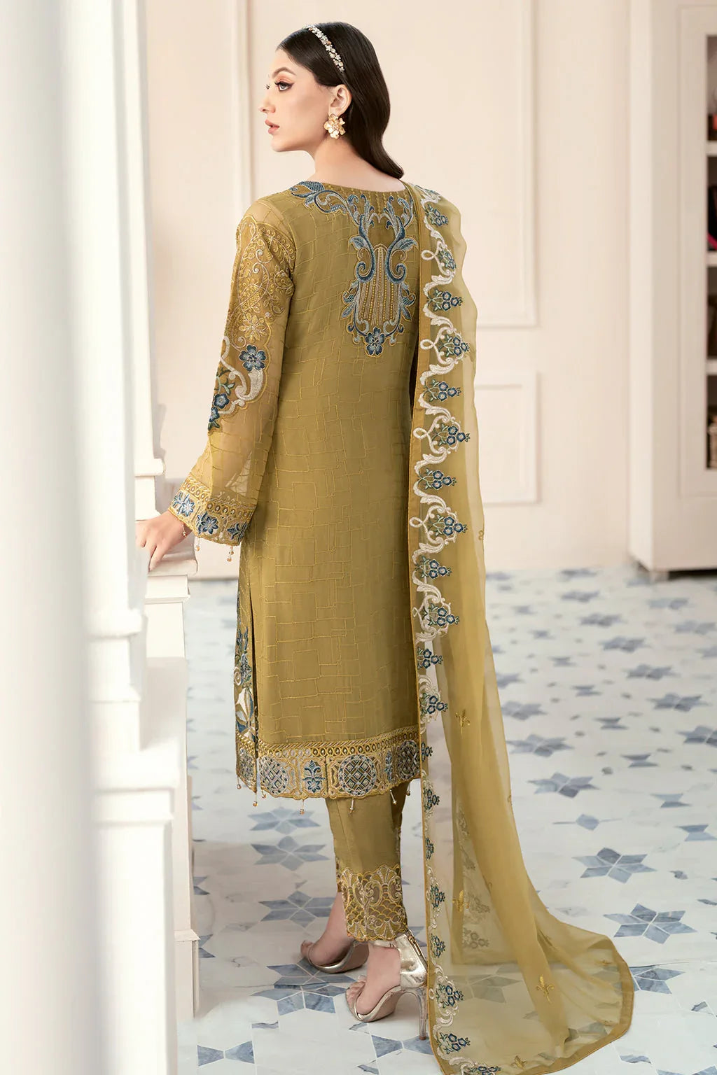 Ramsha | Rangoon Chiffon Collection 24 | D-903 - Rang-e-Khaas