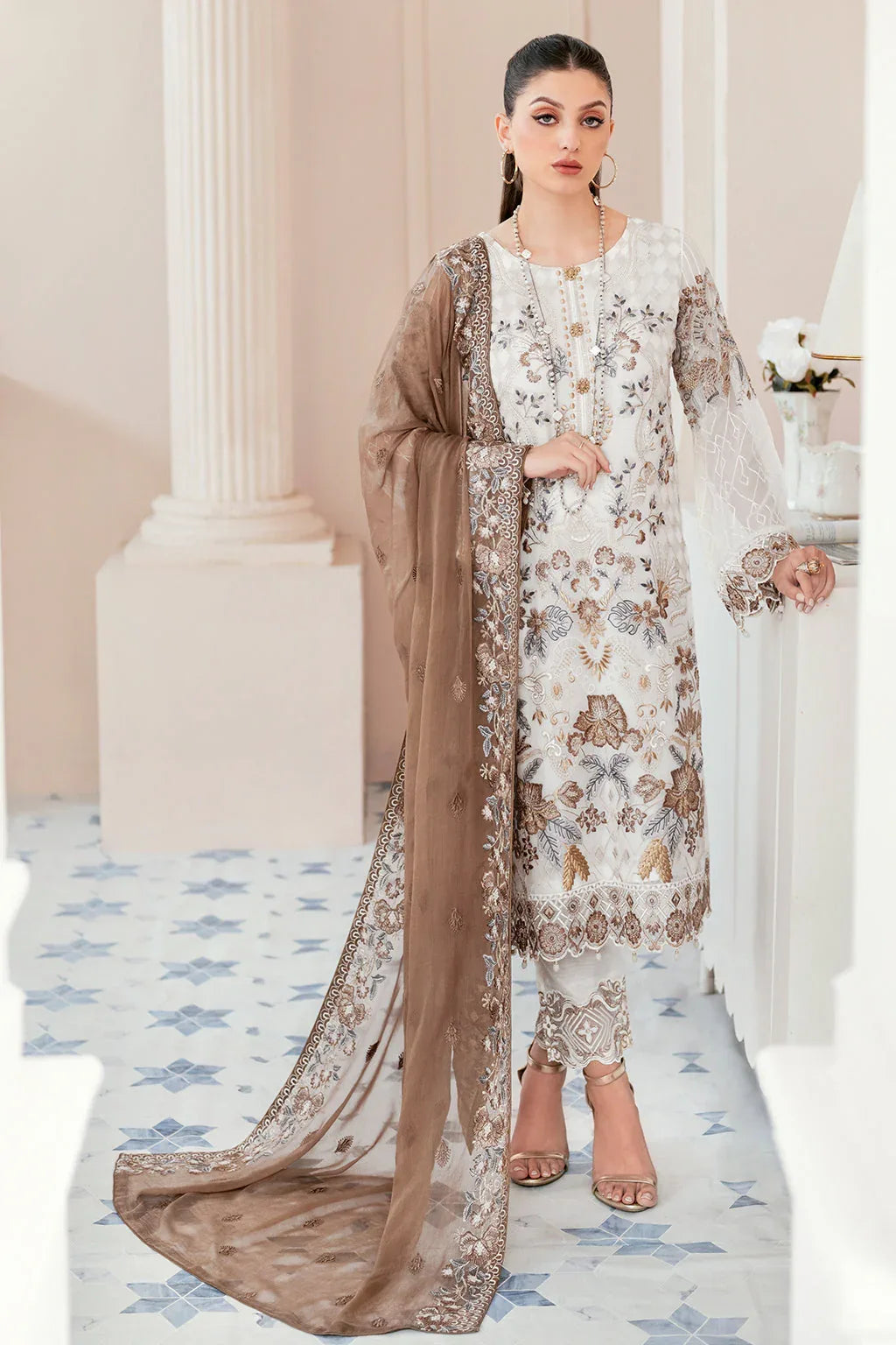 Ramsha | Rangoon Chiffon Collection 24 | D-911 - Rang-e-Khaas