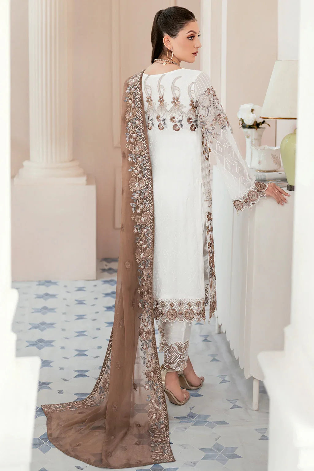 Ramsha | Rangoon Chiffon Collection 24 | D-911 - Rang-e-Khaas