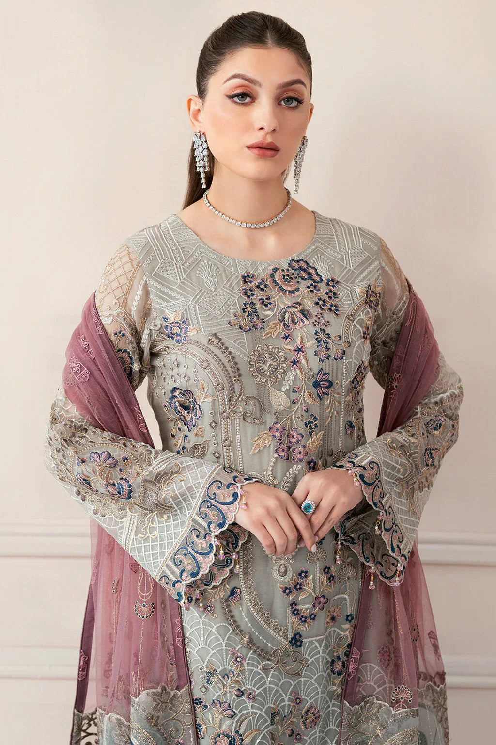 Ramsha | Rangoon Chiffon Collection 24 | D-907 - Rang-e-Khaas