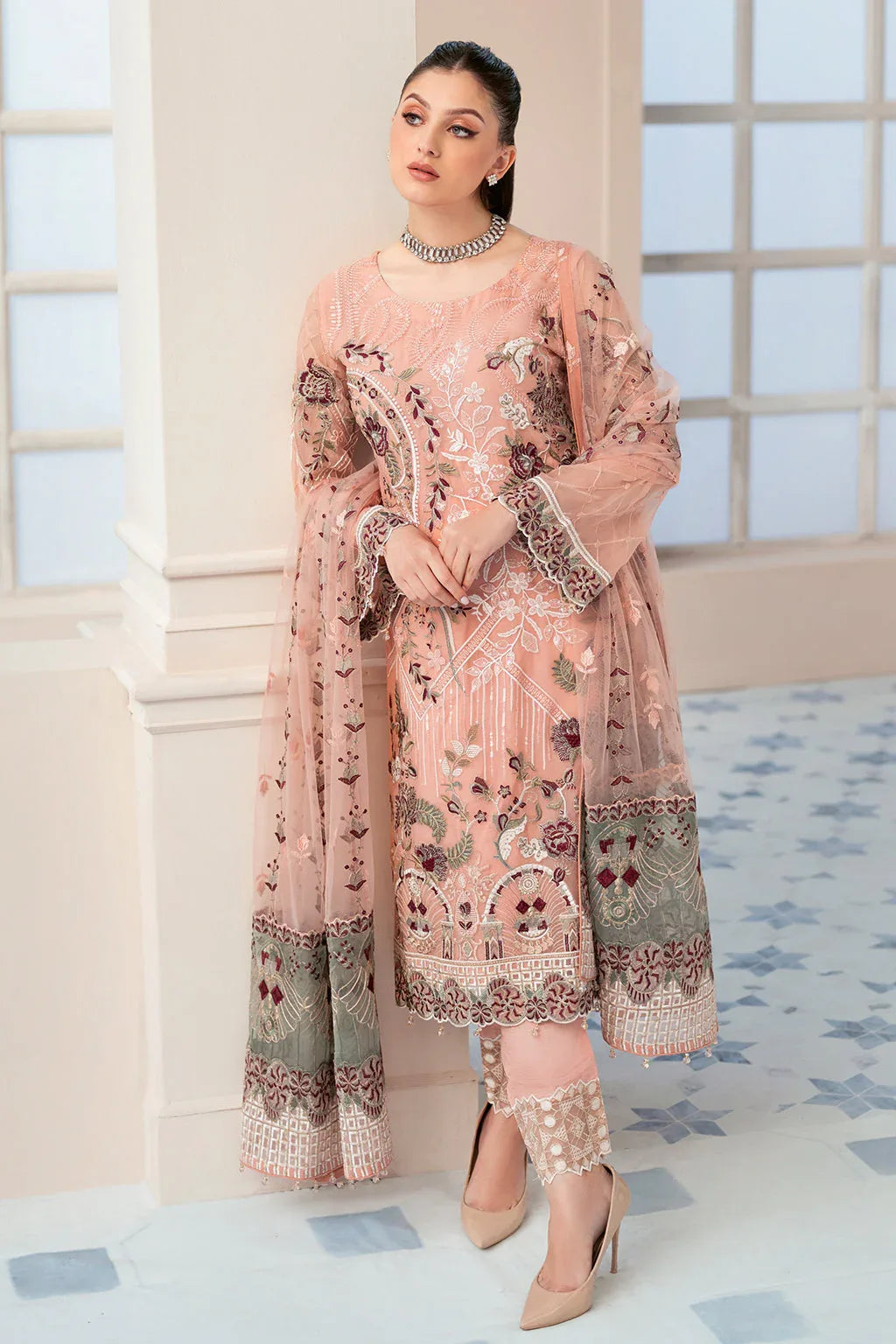 Ramsha | Rangoon Chiffon Collection 24 | D-901 - Rang-e-Khaas