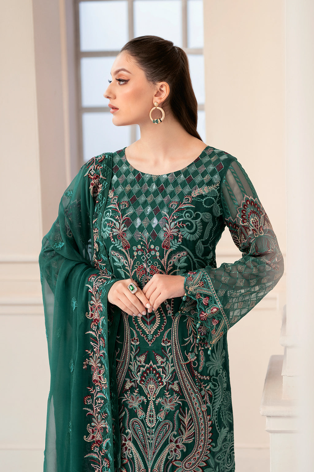 Ramsha | Rangoon Chiffon Collection 24 | D-908 - Rang-e-Khaas