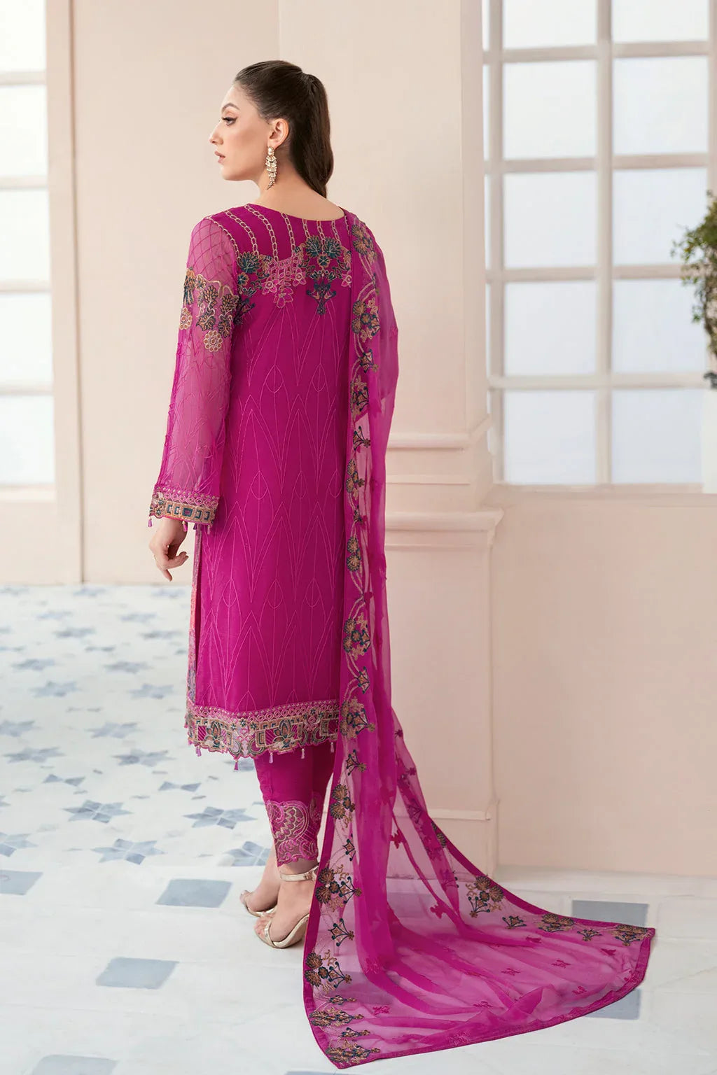 Ramsha | Rangoon Chiffon Collection 24 | D-912 - Rang-e-Khaas