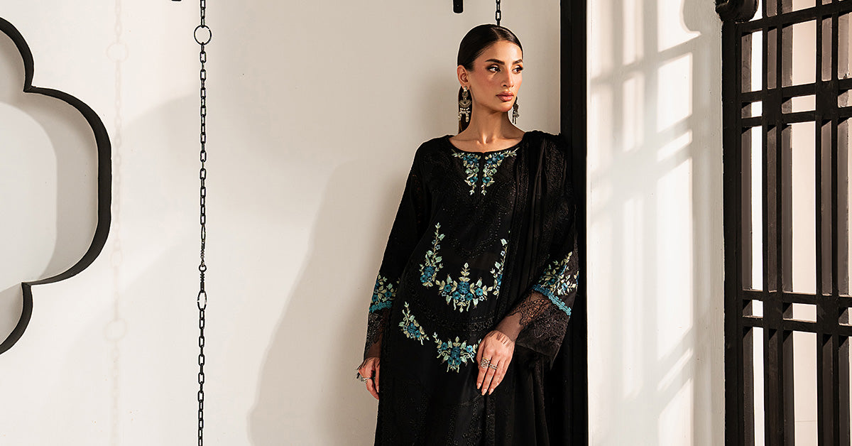 Maria B 3 Piece Embroidered Lawn Suit