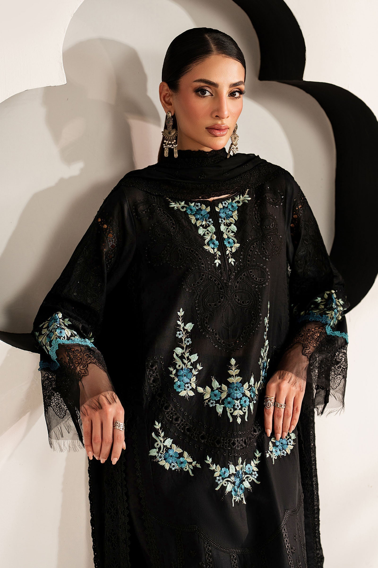 Maria B 3 Piece Embroidered Lawn Suit