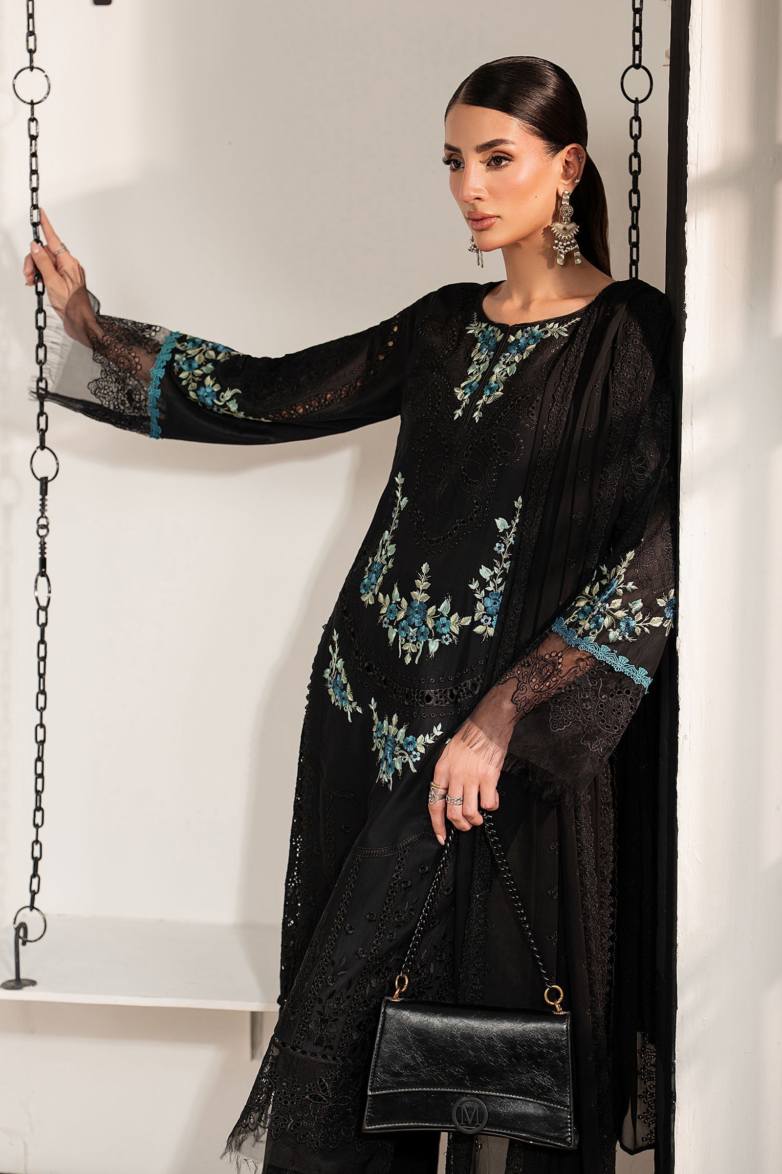 Maria B 3 Piece Embroidered Lawn Suit