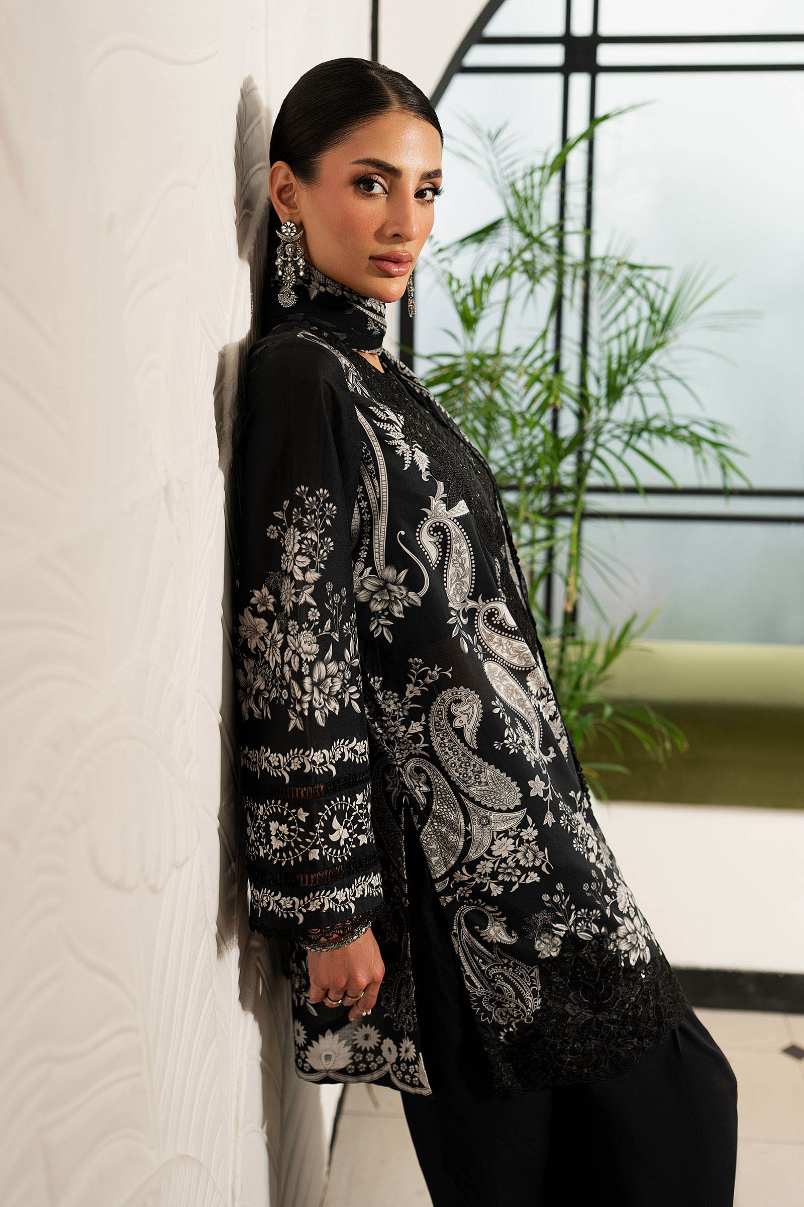 Maria B 3 Piece Embroidered Lawn Suit