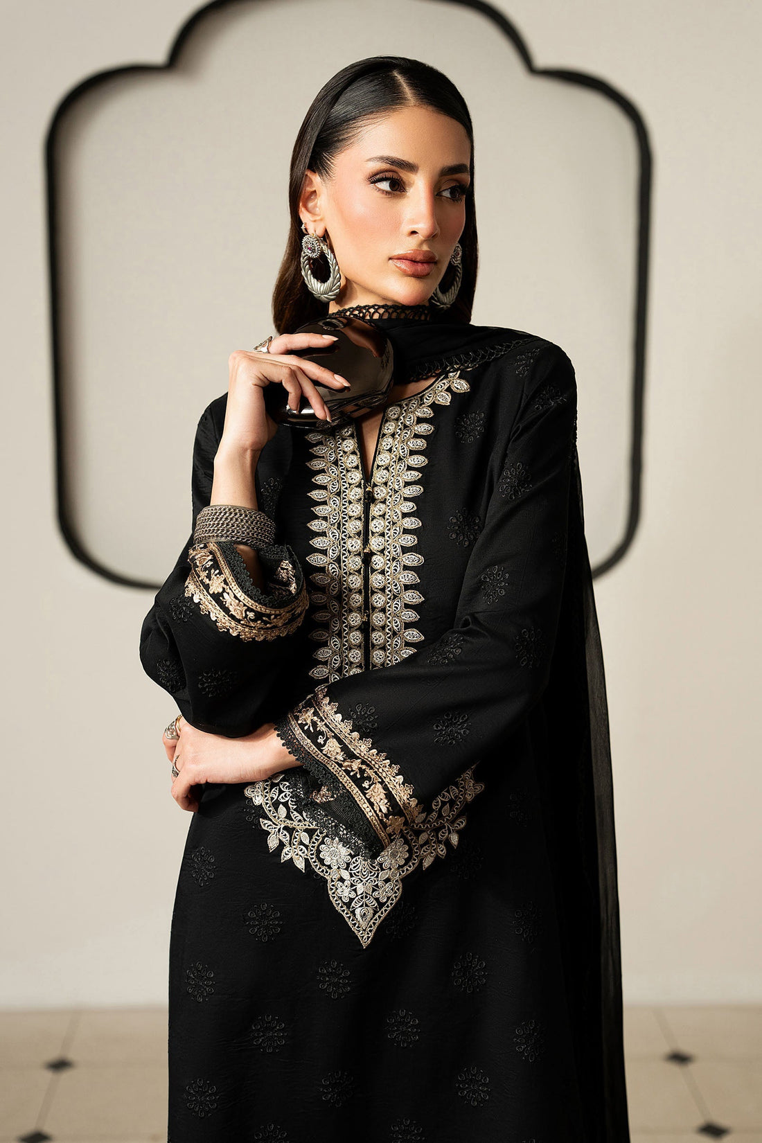 Maria B 3 Piece Embroidered Lawn Suit
