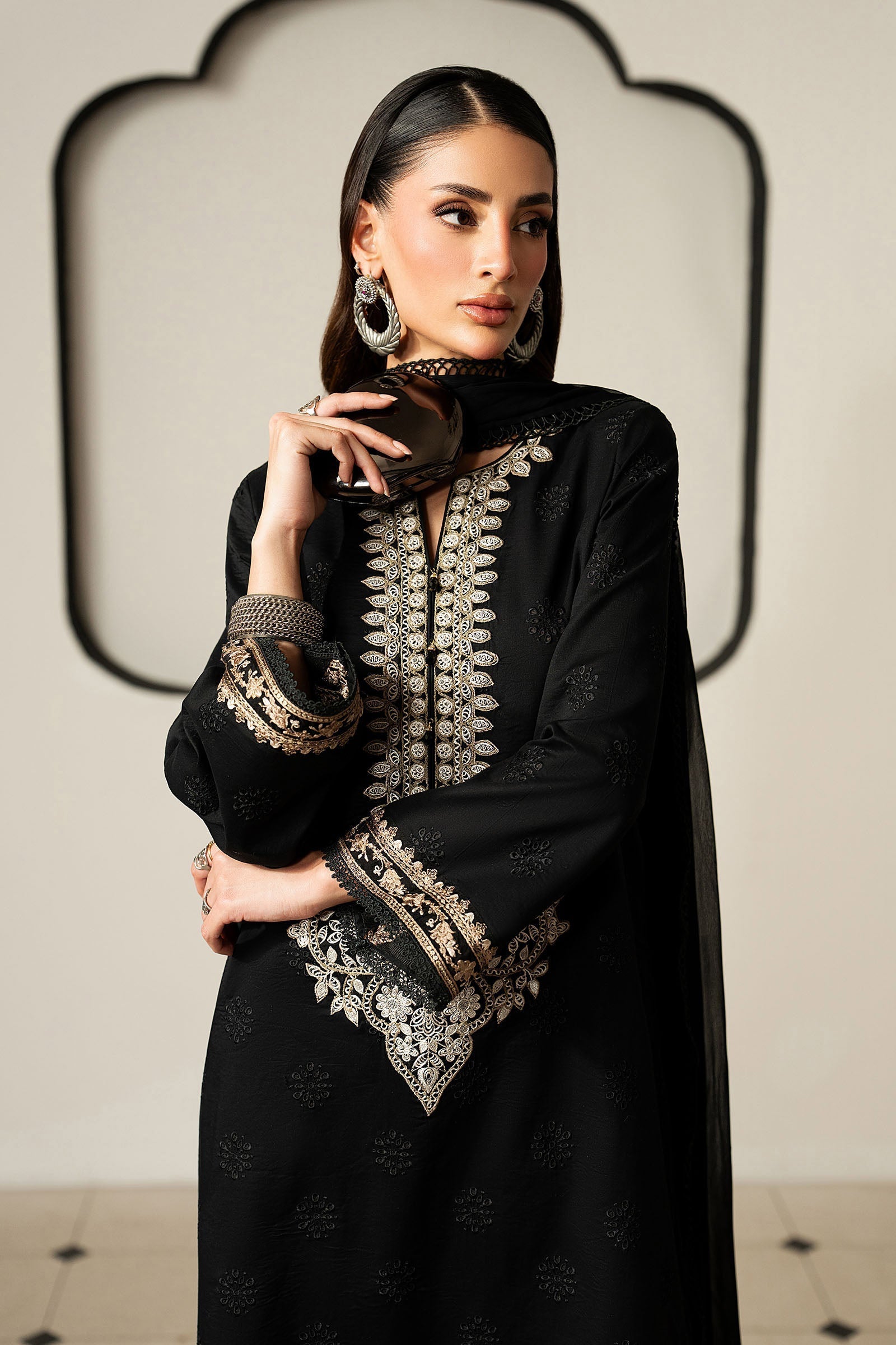 Maria B 3 Piece Embroidered Lawn Suit
