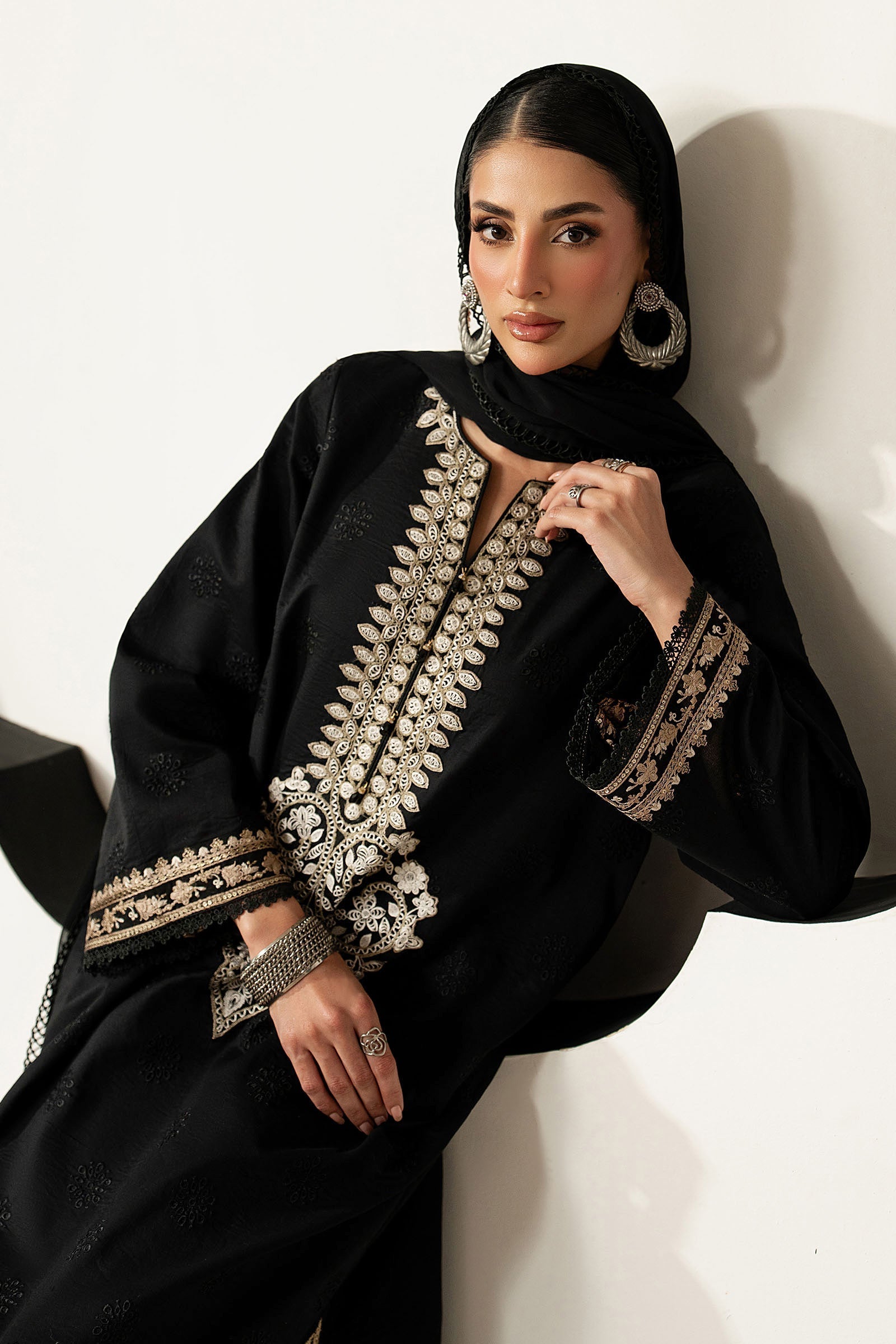 Maria B 3 Piece Embroidered Lawn Suit