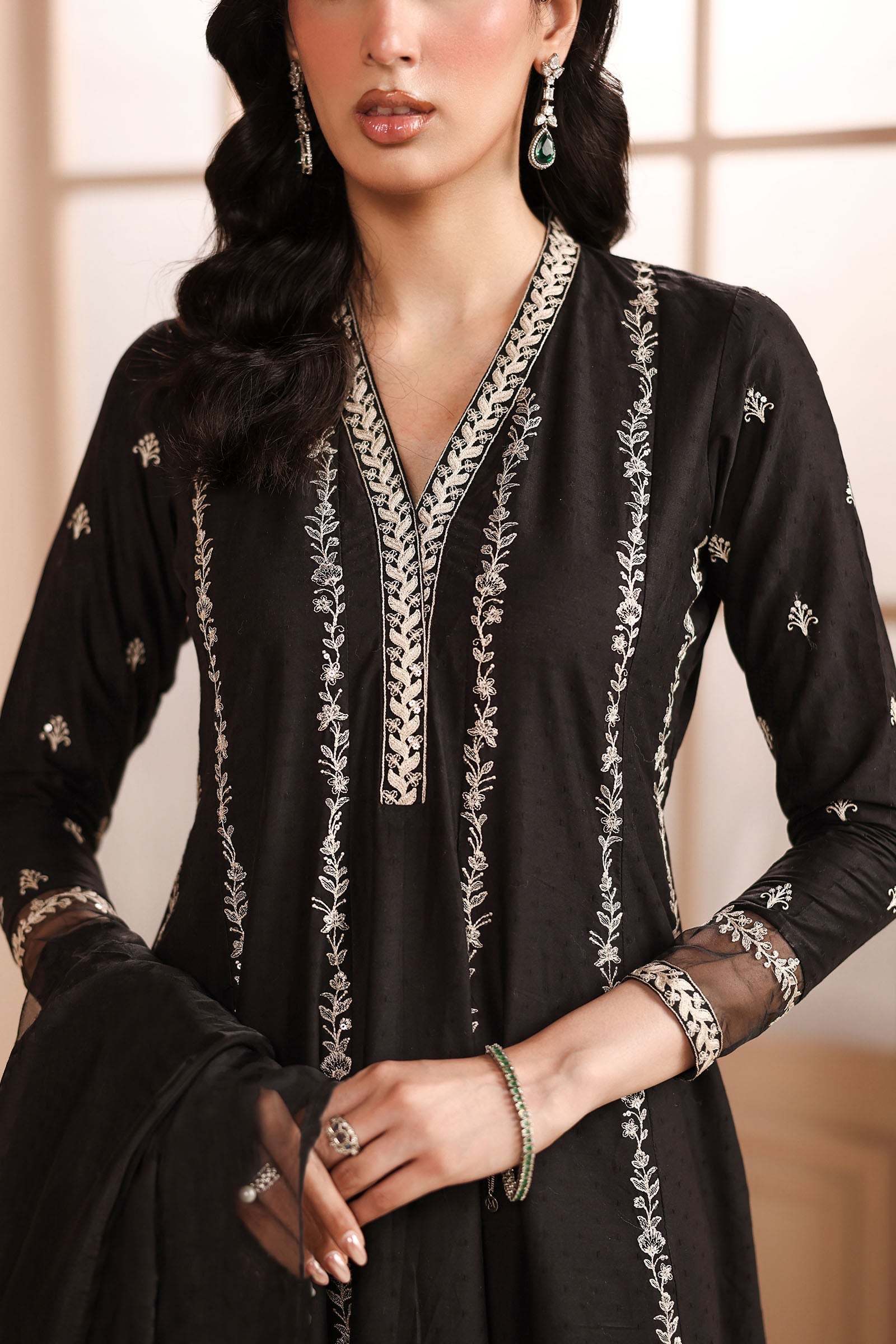 Maria B 3 Piece Embroidered Lawn Suit