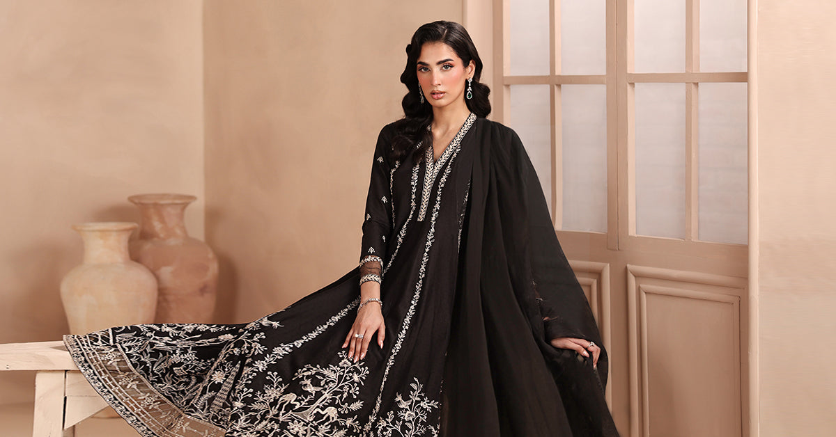Maria B 3 Piece Embroidered Lawn Suit