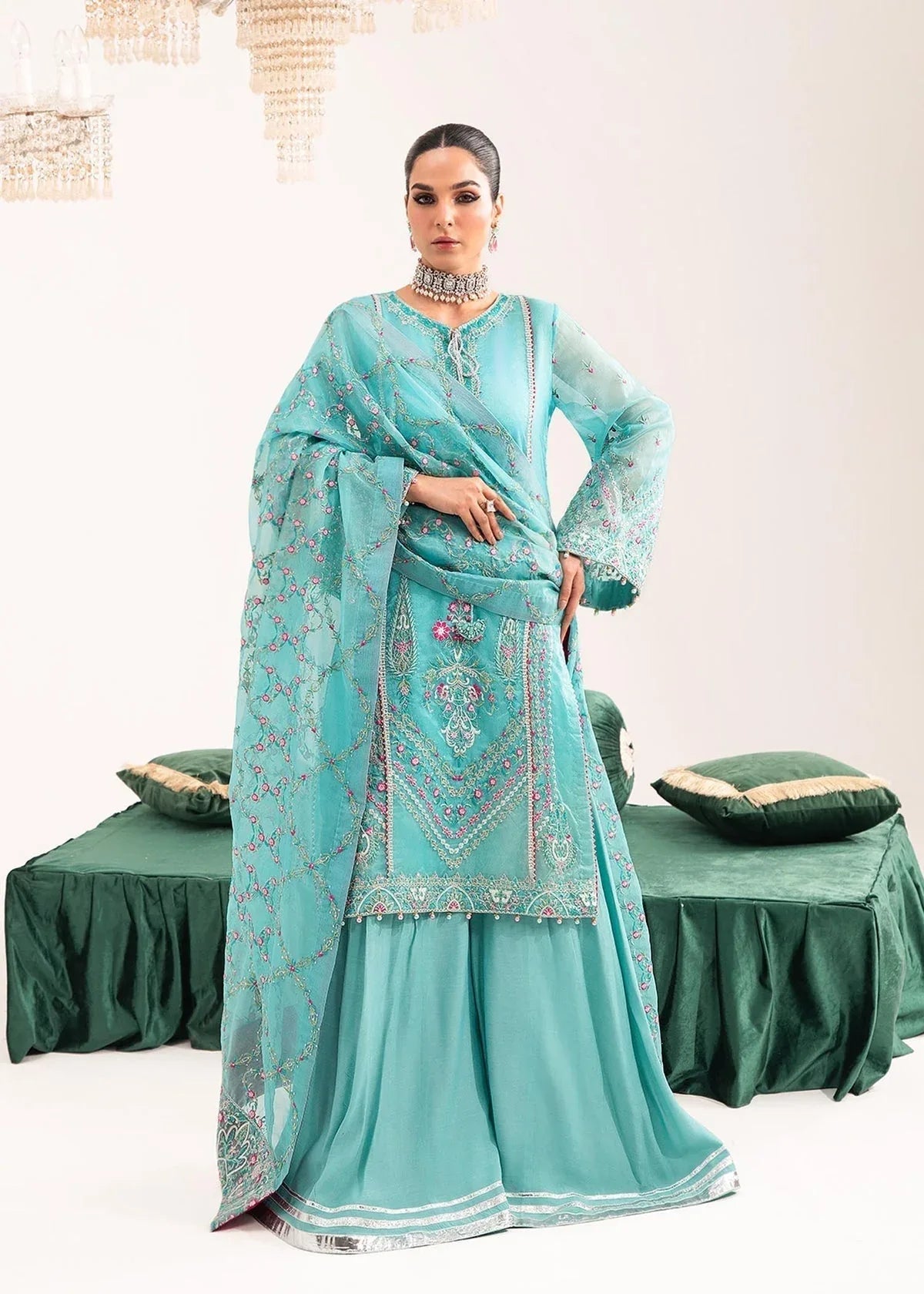 Dastoor | Sajni Luxury Eid Collection 24 | Gulnoor - Rang-e-Khaas