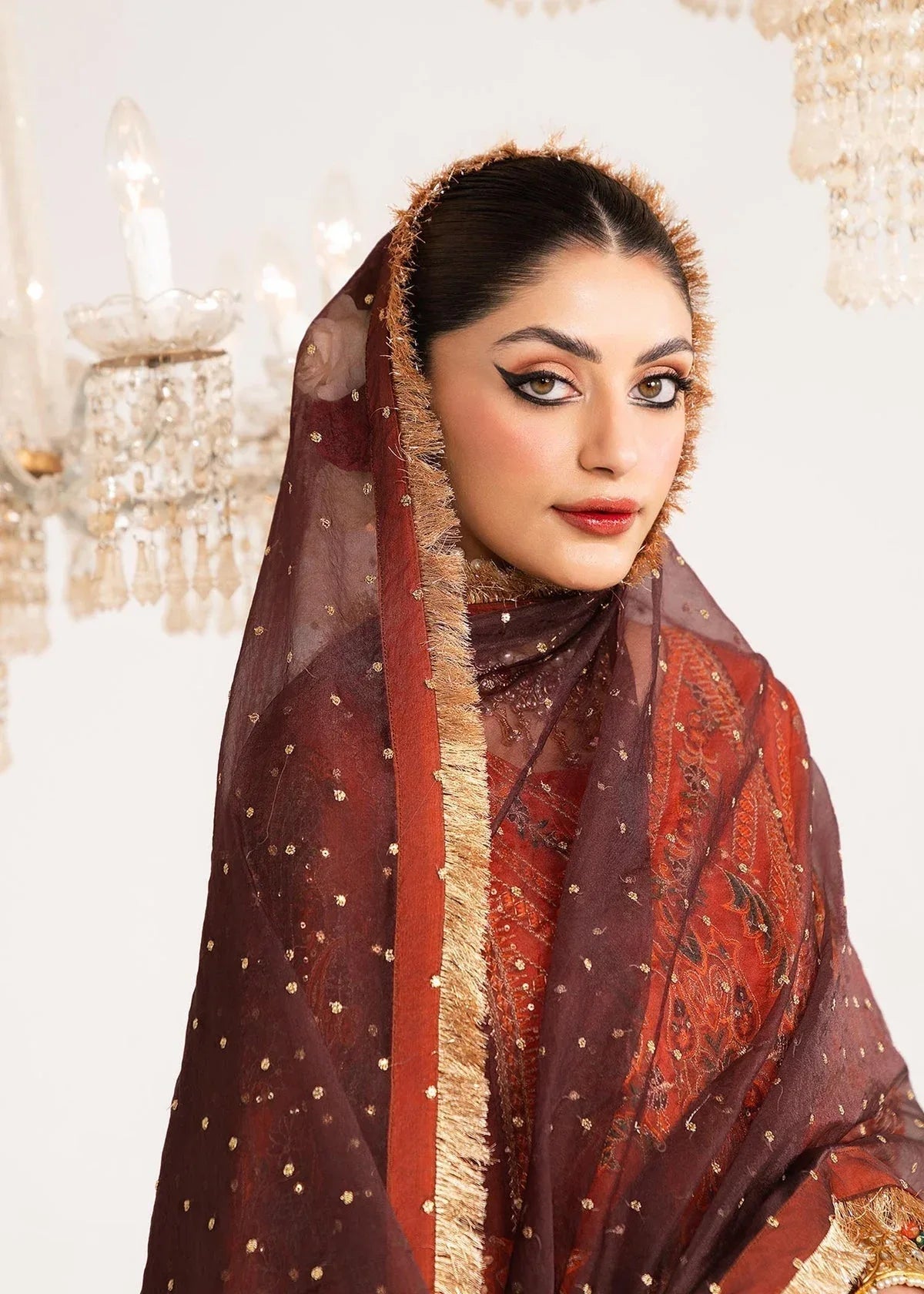 Dastoor | Sajni Luxury Eid Collection 24 | Ruby - Rang-e-Khaas