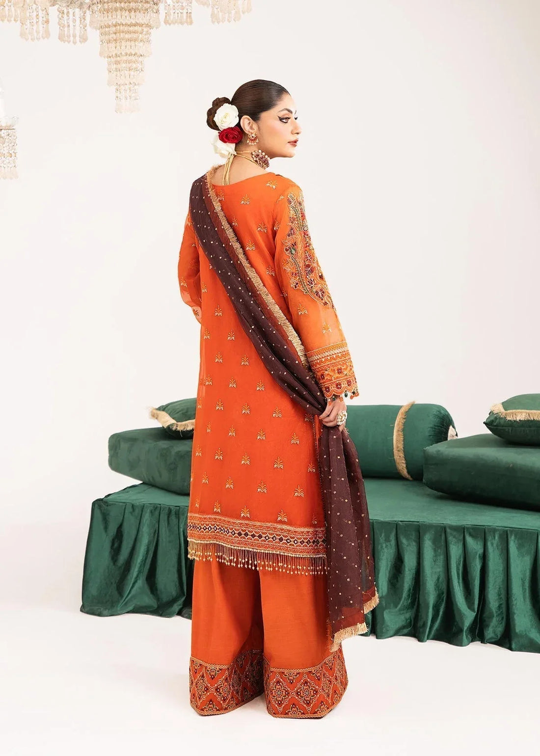 Dastoor | Sajni Luxury Eid Collection 24 | Ruby - Rang-e-Khaas