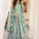 Zarin by Eleshia Embroidered Net 3Pc Suit D-01 Zarela