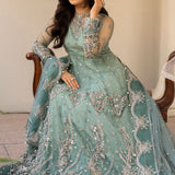 Zarin by Eleshia Embroidered Net 3Pc Suit D-01 Zarela