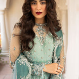 Zarin by Eleshia Embroidered Net 3Pc Suit D-01 Zarela