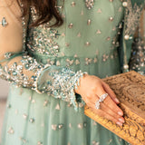 Zarin by Eleshia Embroidered Net 3Pc Suit D-01 Zarela