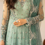 Zarin by Eleshia Embroidered Net 3Pc Suit D-01 Zarela