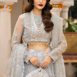 Zarin by Eleshia Embroidered Net 3Pc Suit D-04 Nerisa