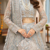 Zarin by Eleshia Embroidered Net 3Pc Suit D-04 Nerisa