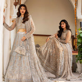 Zarin by Eleshia Embroidered Net 3Pc Suit D-04 Nerisa