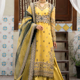 Zarin by Eleshia Embroidered Organza 3Pc Suit D-05 Oriana