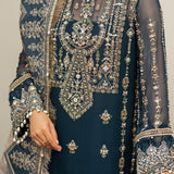 Zarin by Eleshia Embroidered Bamber 3Pc Suit D-06 Mayura