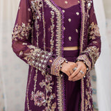 Zarin by Eleshia Embroidered Bamber 3Pc Suit D-07 Medea