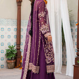 Zarin by Eleshia Embroidered Bamber 3Pc Suit D-07 Medea