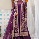 Zarin by Eleshia Embroidered Bamber 3Pc Suit D-07 Medea