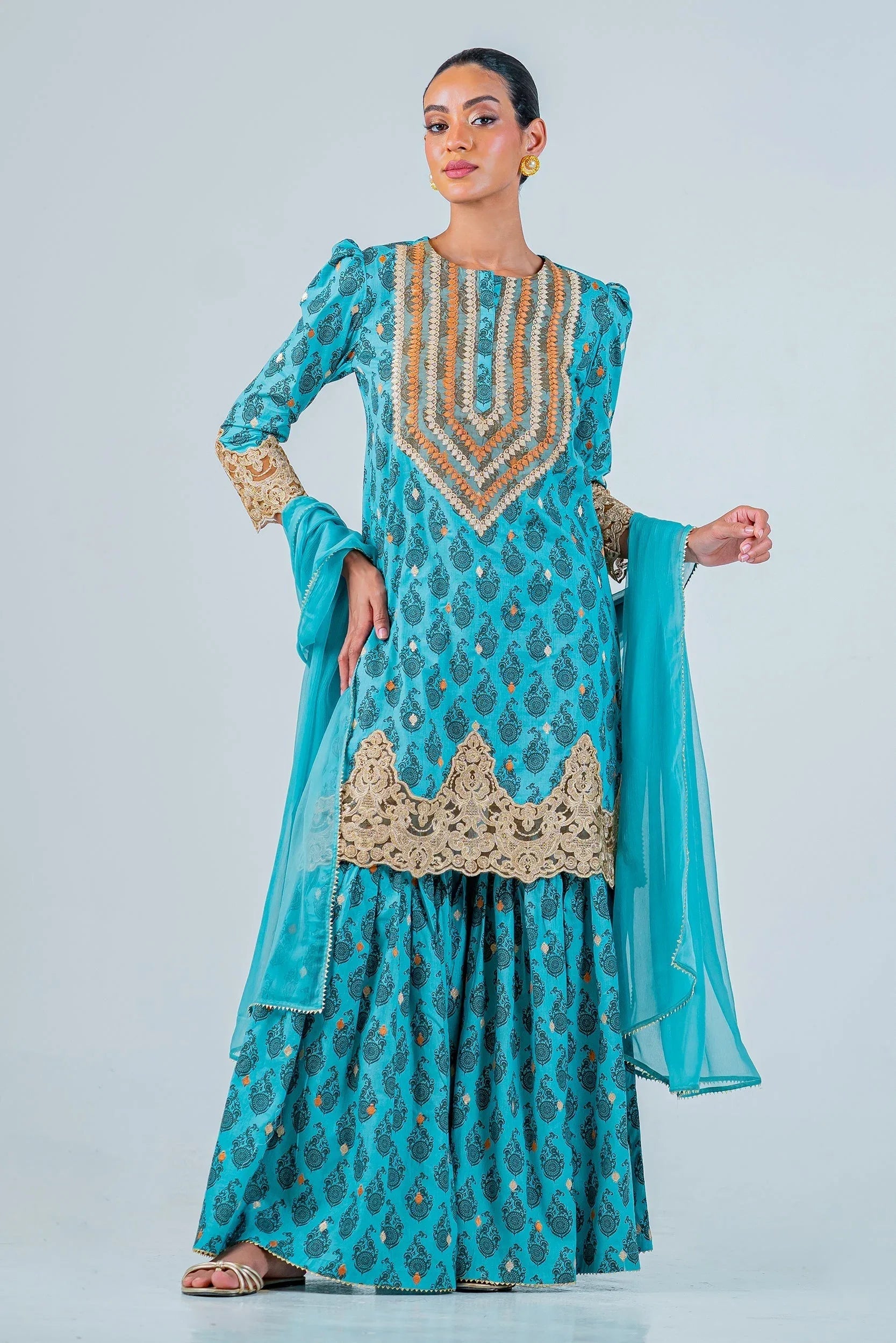 Ego | Diva Premium | ZEENAT 3 PIECE - Rang-e-Khaas